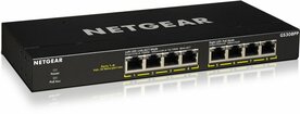 Netgear GS308PP-100EUS | Unmanaged Switch | 8 Poorten | Gigabit Ethernet (10/100/1000 Mbps) | PoE+ (83W) | FlexPoE | Zwart