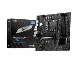 MSI PRO B760M-P | Socket LGA 1700 | Intel B760 | 4xDDR5 | Micro-ATX | Moederbord