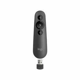 Logitech R500 | Draadloze Presenter | Bluetooth/RF | Grafiet | 20 m Bereik | Rood Laser
