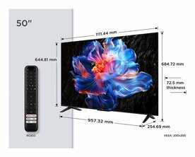 TCL 50P6K | 50" 4K UHD LED TV | HDR10 | Google TV