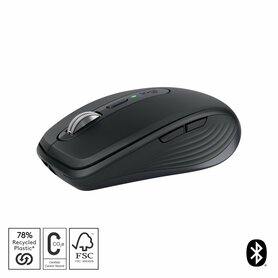 Logitech MX Anywhere 3S muis Rechtshandig RF-draadloos + Bluetooth Laser 8000 DPI