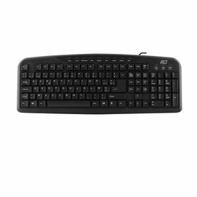 ACT AC5405 toetsenbord USB AZERTY Belgisch Zwart