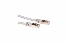 ACT Patchcord SSTP Category 6 PIMF, Grey 1.00M netwerkkabel Grijs 1 m