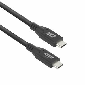 ACT USB 3.0 10Gbps 60W USB Type-C kabel, 0,5 meter