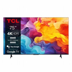 TCL 75V6B | 75'' Ultra HD 4K | LED Smart TV | Wifi | Google TV | HDR10 | 60Hz
