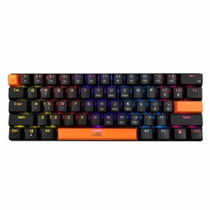 Baracuda Dolphin RGB 60% | Bedraad Gaming Toetsenbord | Anti-Ghosting | Blue Switches | QWERTY | Zwart