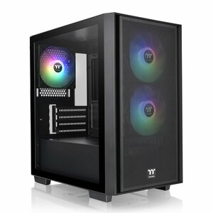 Thermaltake Versa H16 TG ARGB | Micro Tower Case | Zwart (CA-1Y8-00S1WN-02)