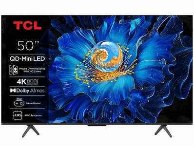 TCL 50C61KS | 50" 4K Ultra HD QD-MiniLED Smart TV | 120Hz | Google TV + Wifi | Dolby Vision | HDMI 2.1 (2025)