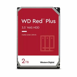 WD Red Plus 2TB | 3.5" HDD | SATA III | 5400RPM | 256MB Cache | NAS | Open Box