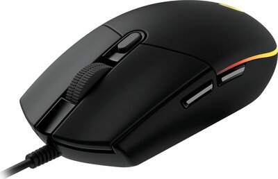 Logitech G203 LIGHTSYNC | Bedrade Gaming Muis | Links- en Rechtshandig | USB-A | 8.000 DPI | Zwart