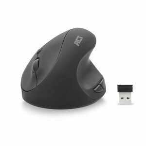 ACT AC5101 Ergo | Draadloze Muis | RF-Draadloos | 1600 DPI | Grijs