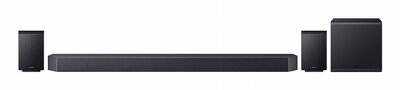 Samsung HW-Q990H Q-Series | 11.1.4-kanaals Dolby Atmos Soundbar | Draadloze Subwoofer & Rear Speakers | Zwart