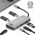 ACT AC7041 USB-C naar HDMI multiport adapter met ethernet, USB hub, cardreader en PD pass through_