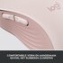 Logitech Signature M650 Draadloze Muis - Voor kleine tot middelgrote handen, 2 jaar batterijduur, stil klikken, aanpasbare zijknoppen, Bluetooth, compatibel met meerdere apparaten - Roze_