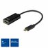 ACT AC7305 video kabel adapter 0,15 m USB Type-C HDMI Type A (Standaard) Zwart_