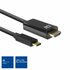 ACT AC7315 video kabel adapter 2 m USB Type-C HDMI Type A (Standaard) Zwart_