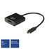 ACT AC7320 video kabel adapter 0,15 m USB Type-C DisplayPort Zwart_