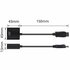 ACT AC7510 video kabel adapter 0,15 m DisplayPort DVI-D Zwart_