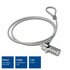 ACT AC9015 kabelslot Zilver 1,5 m_