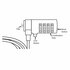 ACT AC9015 kabelslot Zilver 1,5 m_