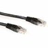 ACT Zwarte 1 meter UTP CAT6 patchkabel met RJ45 connectoren_