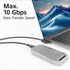 ACT AC7408 | USB 3.2 Gen 2 Kabel | USB-C (recht) naar USB-C (haaks links/rechts) | 60W | 10Gbps | 3m | Zwart_