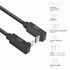 ACT AC7476 | USB 3.2 Gen 2 Kabel | USB-C (haaks boven/beneden) naar USB-C (haaks boven/beneden) | 60W | 10Gbps | 0,5m | Zwart_