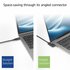 ACT AC7480 | USB 3.2 Gen 2 Kabel | USB-C (haaks links/rechts) naar USB-C (haaks boven/beneden) | 60W | 10Gbps | 0,5m | Zwart_