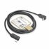ACT AC7481 | USB 3.2 Gen 2 Kabel | USB-C (haaks links/rechts) naar USB-C (haaks boven/beneden) | 60W | 10Gbps | 1m | Zwart_