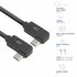 ACT AC7488 | USB 3.2 Gen 2 Kabel | USB-C (haaks links/rechts) naar USB-C (haaks links/rechts) | 60W | 10Gbps | 2m | Zwart_