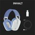 Logitech G G435 | Draadlooze Over-ear Gaming Headset | Bluetooth & USB-A Receiver | Wit/Lilac_