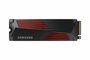 Samsung 990 PRO | 1TB NVMe SSD | M.2 | Gen4 | 7.450MB/s Lezen | 6.900MB/s Schrijven | Heatsink_